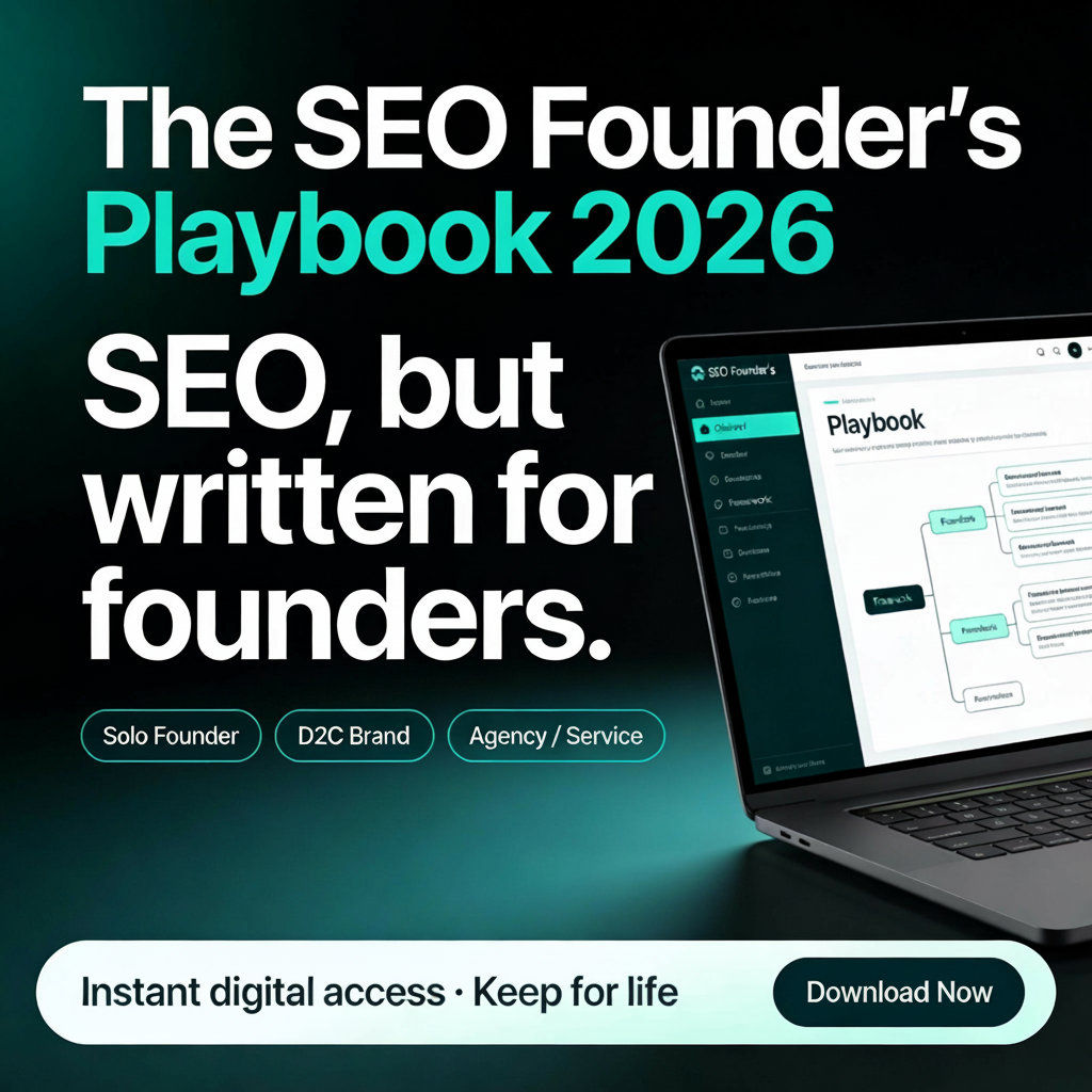 ORGANIC GROWTH DECODED: The SEO Founder’s Playbook — Scale Organic Growth Like a Pro AdigitalFit